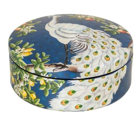 Коробка Peacock, ручная роспись