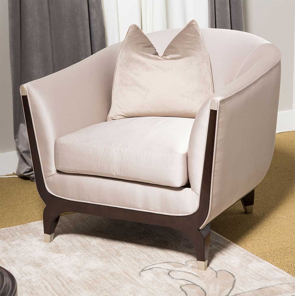 Широкое кресло с одной декоративной подушкой, TRUFFLE