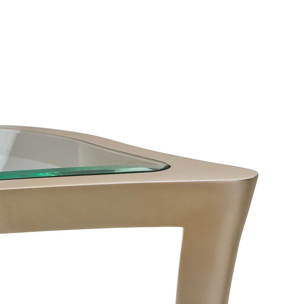 Консольный стол со стеклом