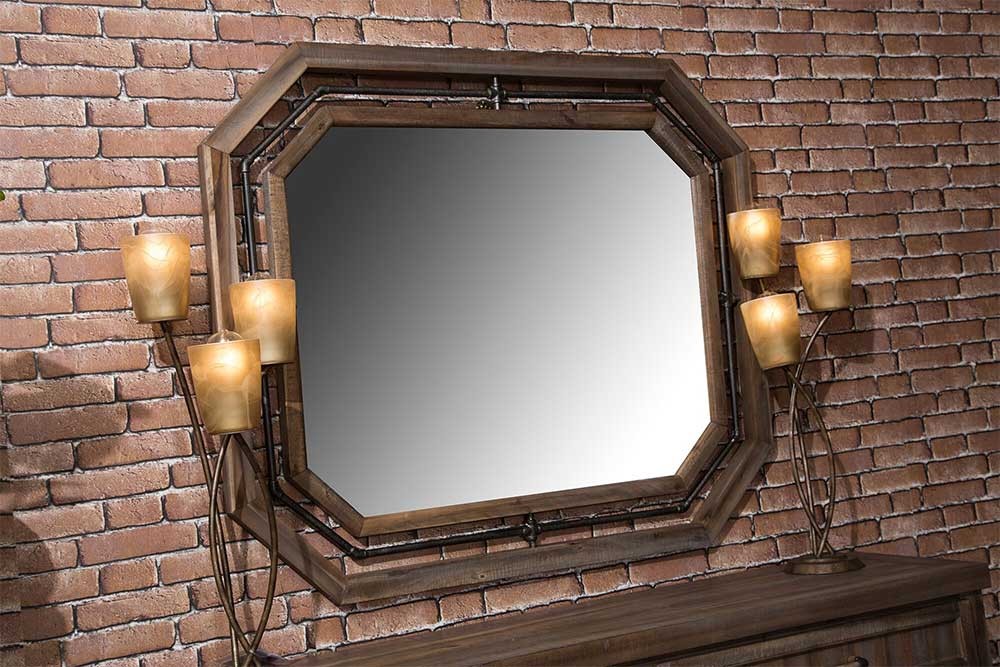 Зеркало Октагон для Сайдборда/Сервисной тумбы