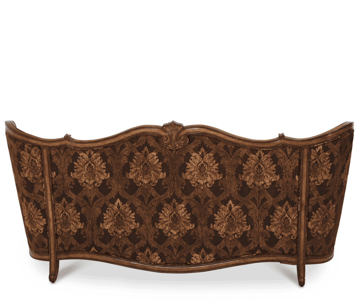 Софа с комбинированными подушками кожа/велюр