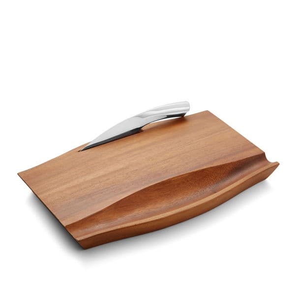 Деревянная сырная доска Drift с ножом, дизайн Wey Young