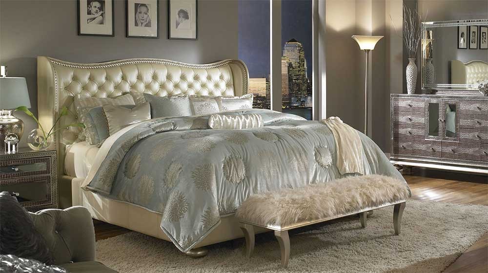 Кровать размер Queen цвет Creamy Pearl
