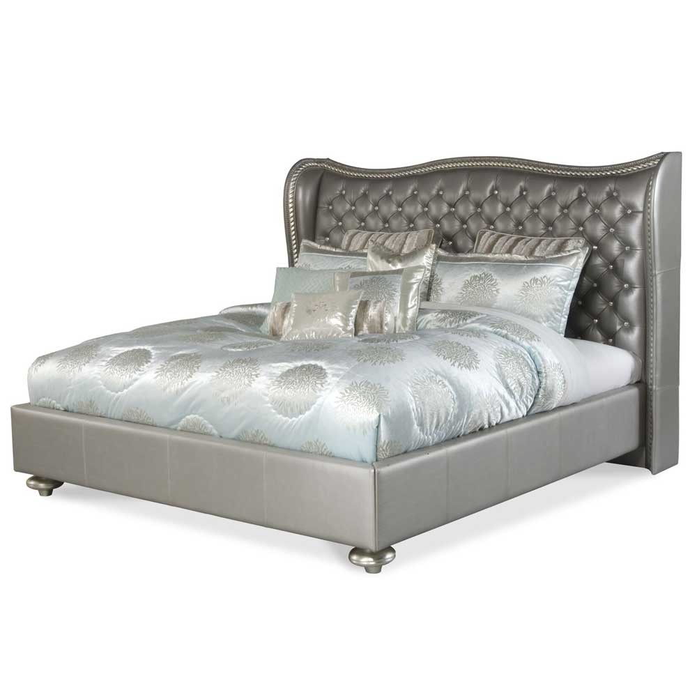 Кровать размер Queen цвет Metallic Graphite