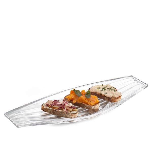 Блюдо для закусок Drift из стекла, дизайн Wey Young