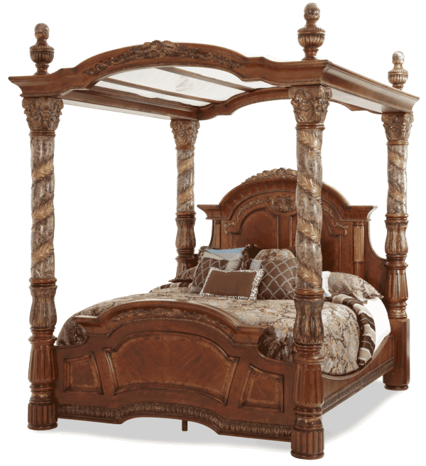Кровать с балдахином  Размер Cal King