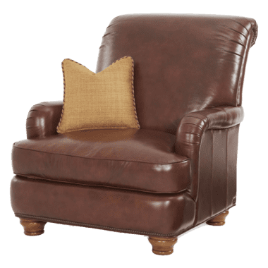 Кожаное клубное кресло Spice
