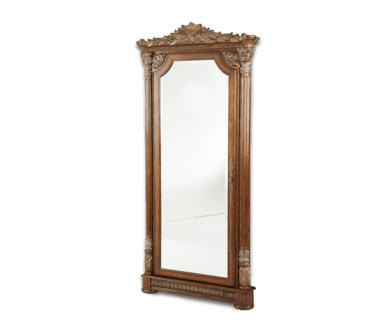 Напольное зеркало со скрытыми полочками