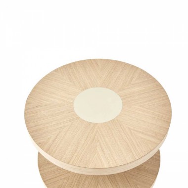 Круглый приставной столик, Washed Oak