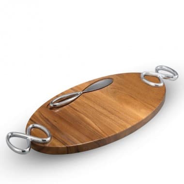 Деревянная сырная доска Infinity с ножом,  дизайн Wey Young