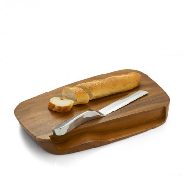 Деревянная доска для хлеба Harmony с ножом,  дизайн Neil Cohen
